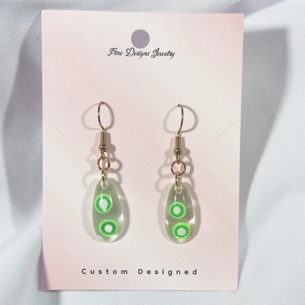 💚18K Gold Fruit Earrings💚